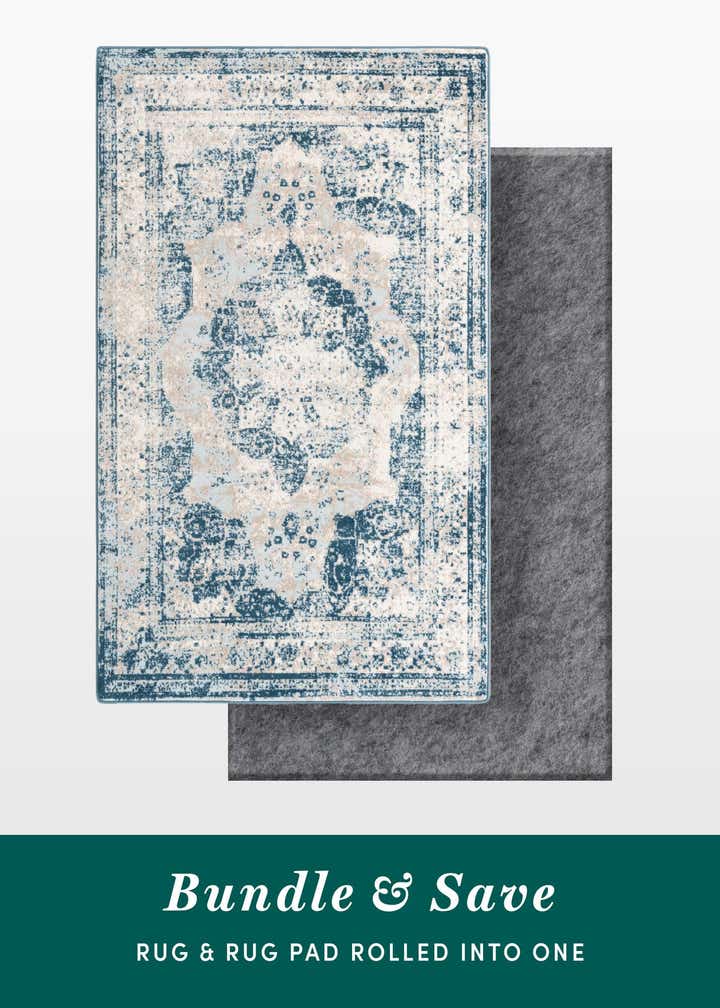5' 3 x 8' Monaco Rug With Pad Bundle