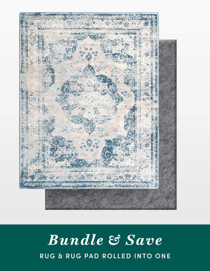 7' 10 x 10' Monaco Rug With Pad Bundle