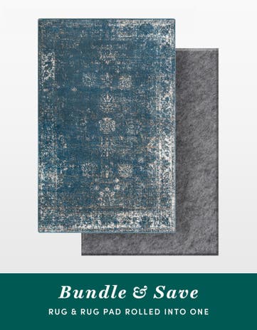 5' 3 x 8' Monte Carlo Rug With Pad Bundle