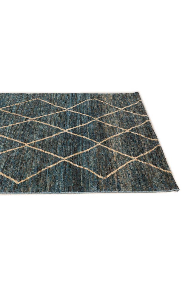 Detail image of 4' 10 x 5' 11 Hand Knotted Moroccan Wool Rug