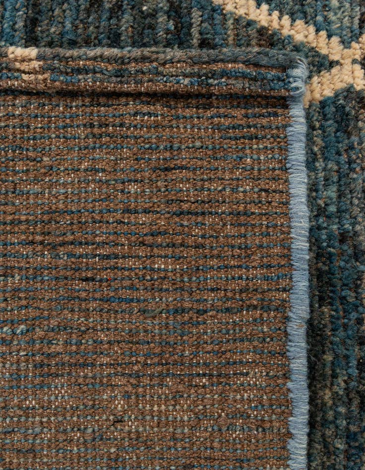 Detail image of 4' 10 x 5' 11  Hand Knotted Moroccan Wool Rug