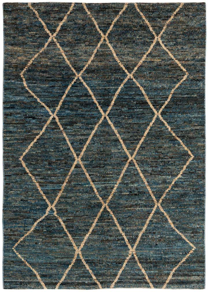 4' 10 x 5' 11 Hand Knotted Moroccan Wool Rug