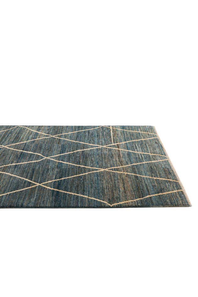 Detail image of 5' 2 x 6' 7 Hand Knotted Moroccan Wool Rug
