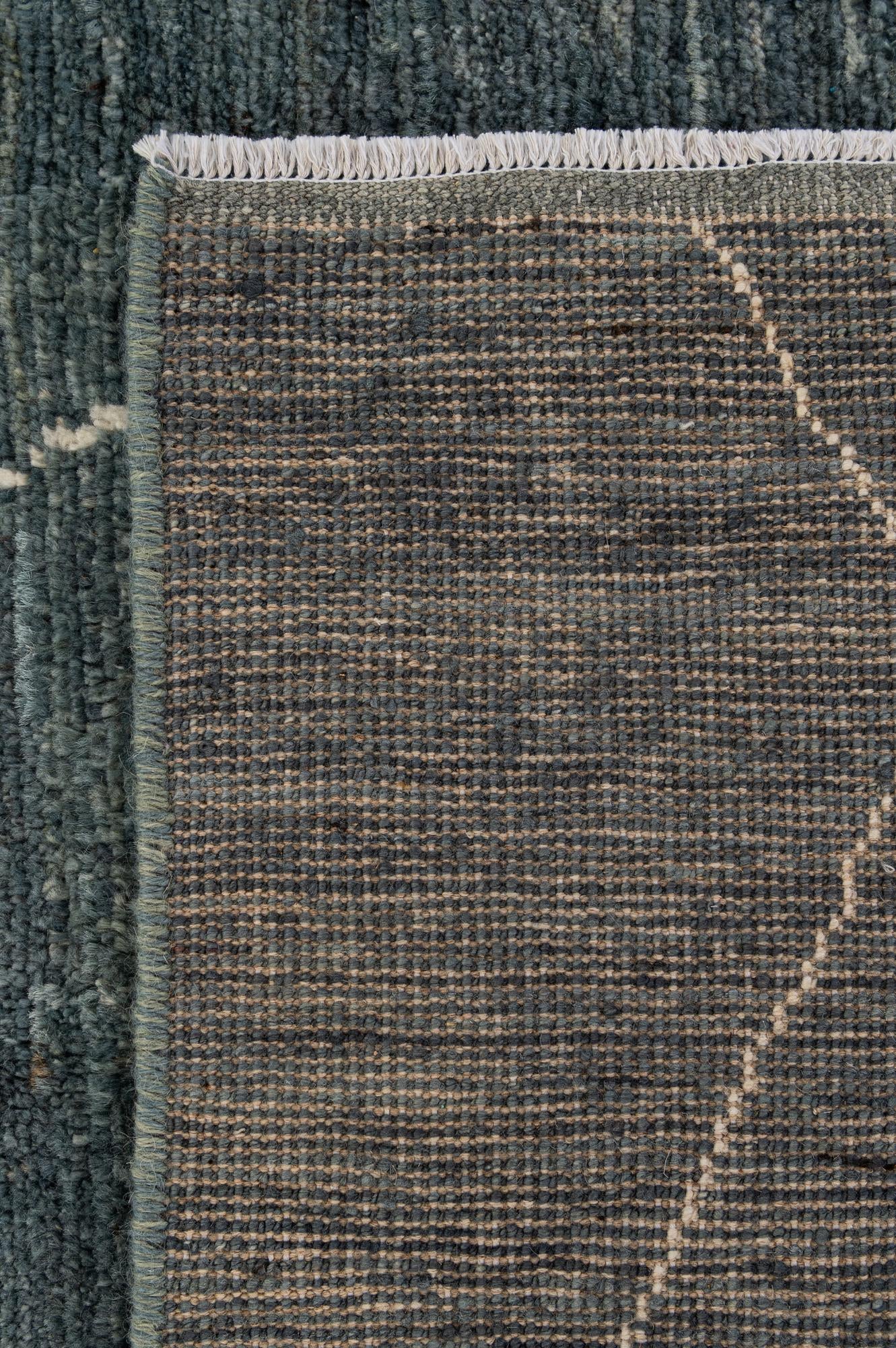 4' 5 x 6' 7 Hand Knotted Moroccan Wool Rug