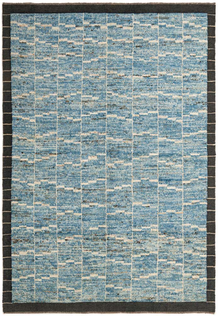 5' 6 x 8' 2 Hand Knotted Moroccan Wool Rug