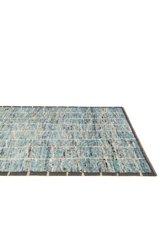 Detail image of 5' 9 x 7' 6 Hand Knotted Moroccan Wool Rug