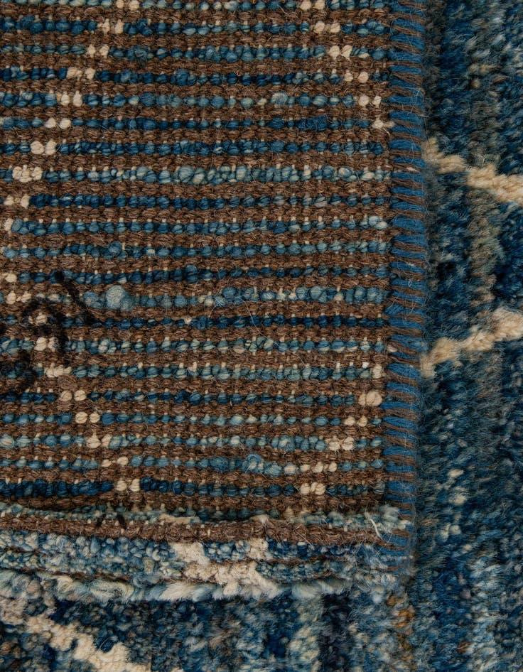 Detail image of 5' 6 x 7' 5  Hand Knotted Moroccan Wool Rug