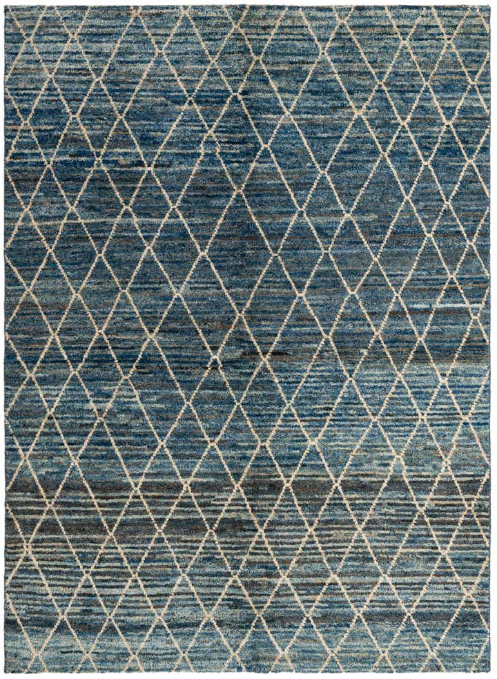 5' 6 x 7' 5 Hand Knotted Moroccan Wool Rug