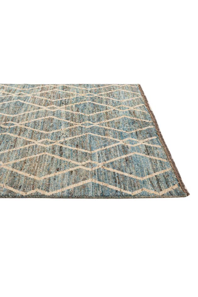 Detail image of 6' x 7' 11 Hand Knotted Moroccan Wool Rug