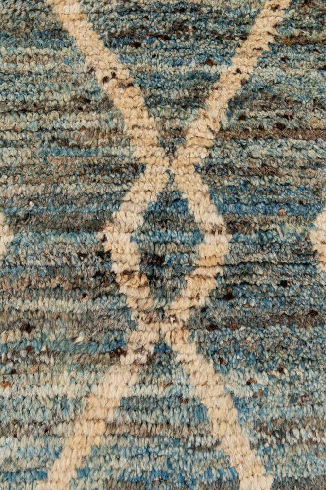 6' x 7' 11 Hand Knotted Moroccan Wool Rug