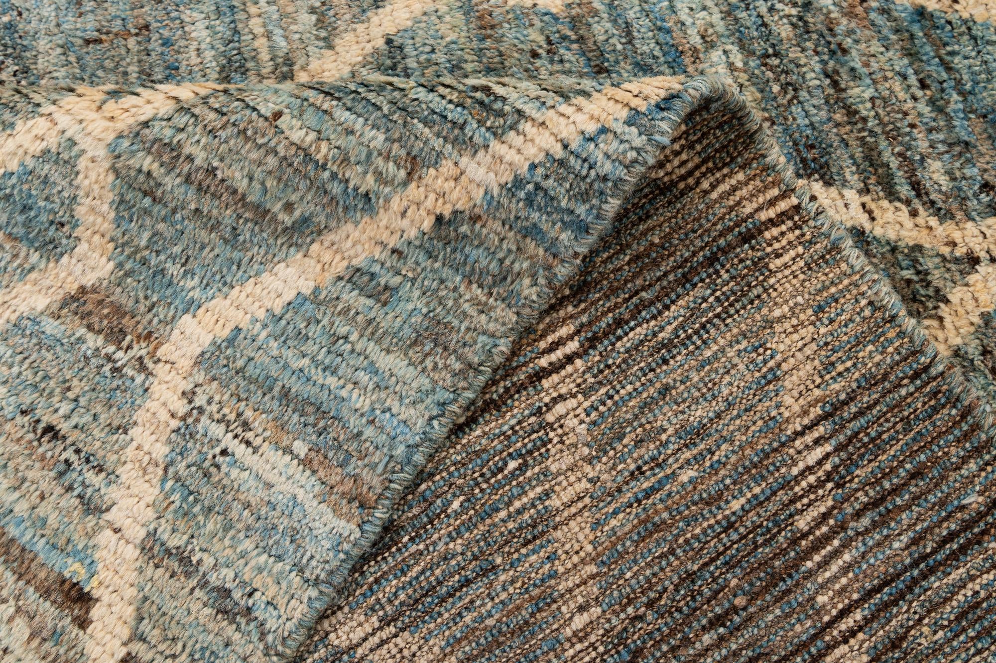 6' x 7' 11 Hand Knotted Moroccan Wool Rug