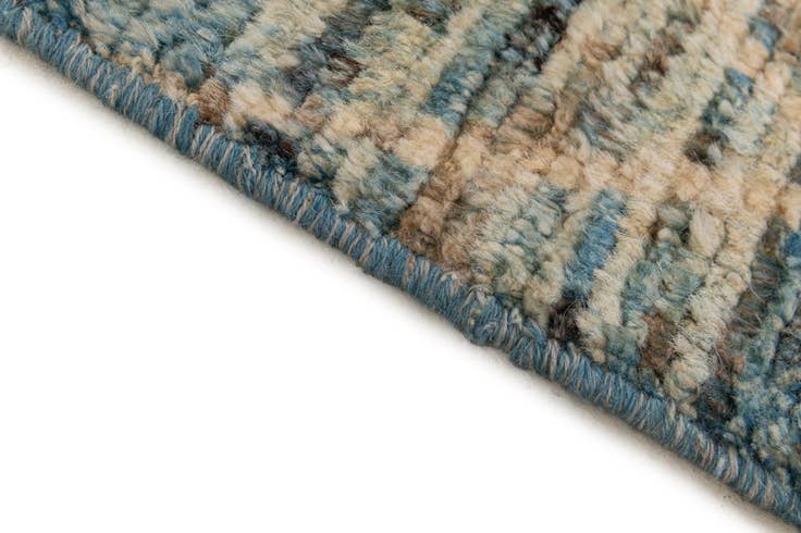 Detail image of 6' 6 x 9' 7 Hand Knotted Moroccan Wool Rug