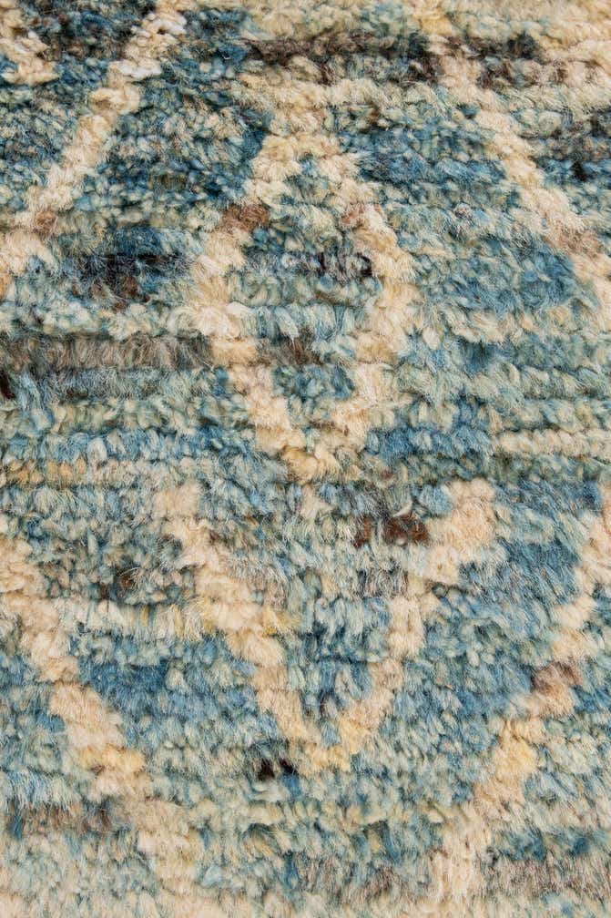6' 6 x 9' 7 Hand Knotted Moroccan Wool Rug