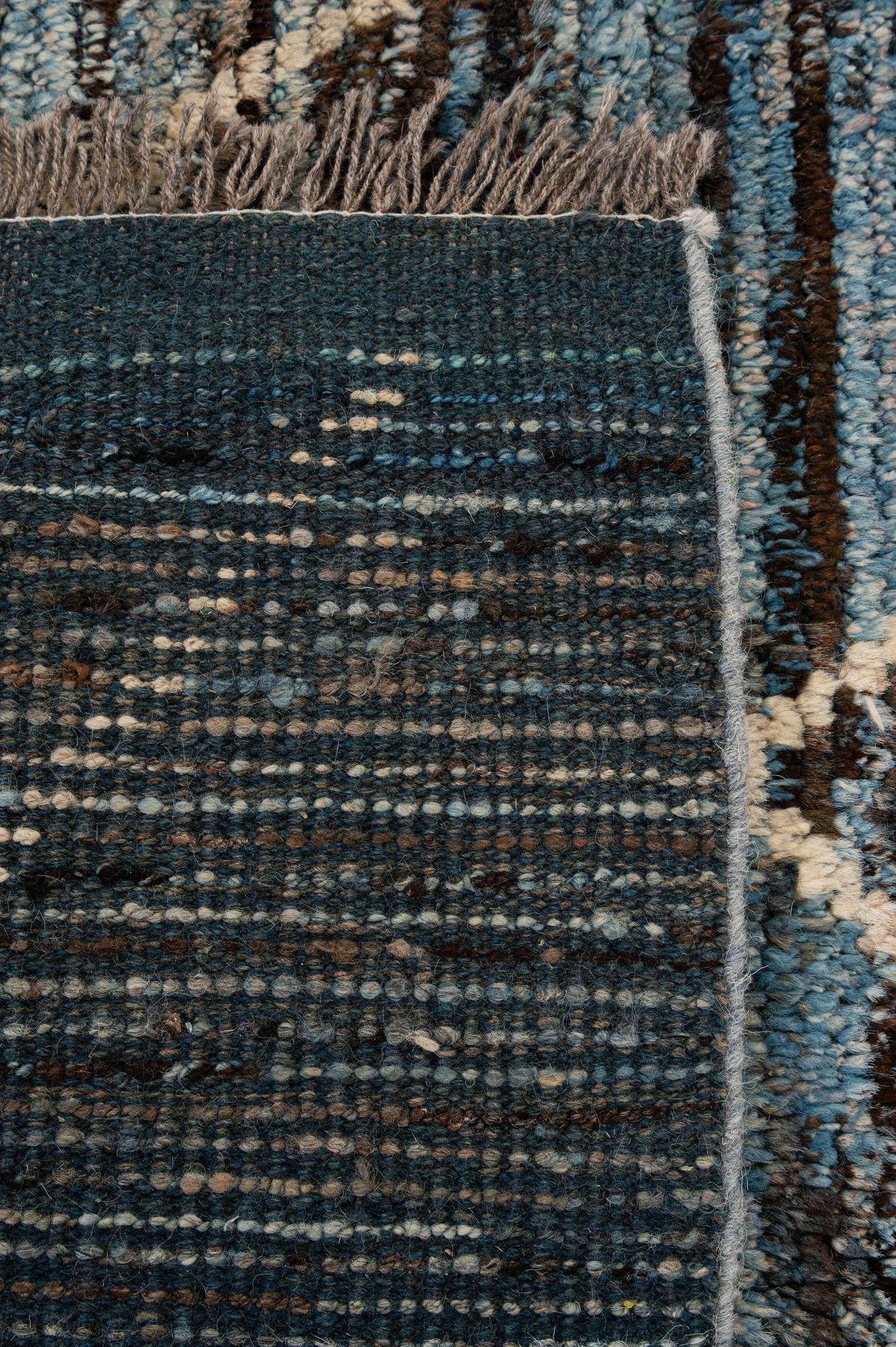 6' 5 x 9' 11 Hand Knotted Moroccan Wool Rug