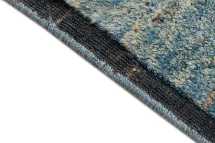6' 7 x 9' 3 Hand Knotted Moroccan Wool Rug