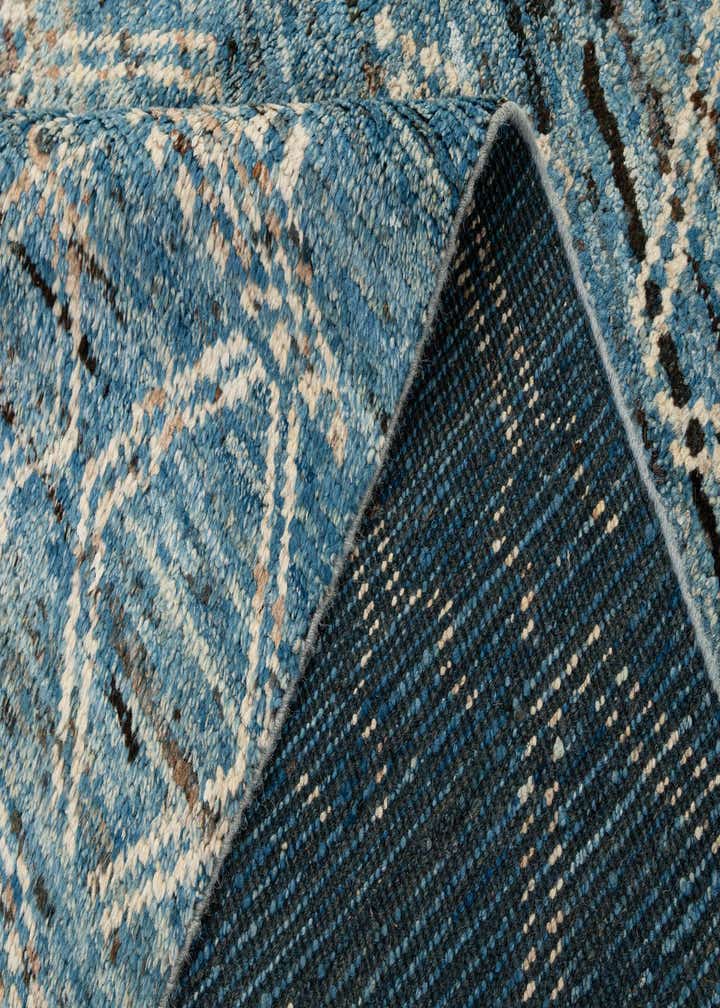 6' 5 x 10' Hand Knotted Moroccan Wool Rug