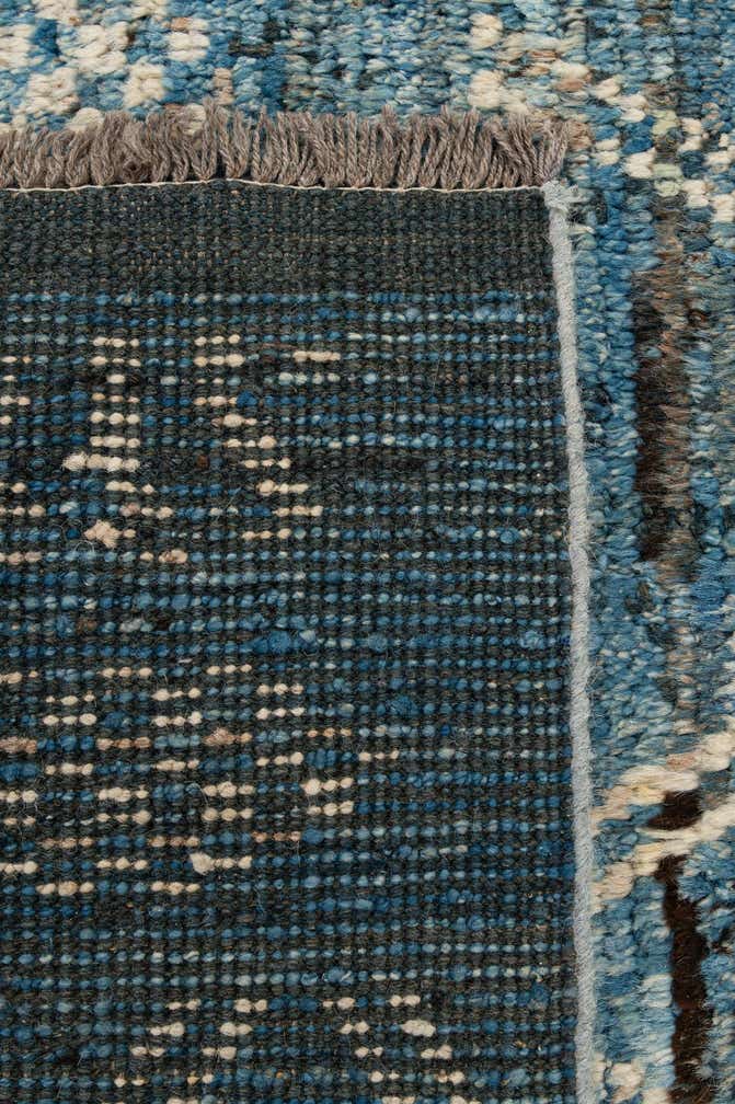6' 5 x 10' Hand Knotted Moroccan Wool Rug