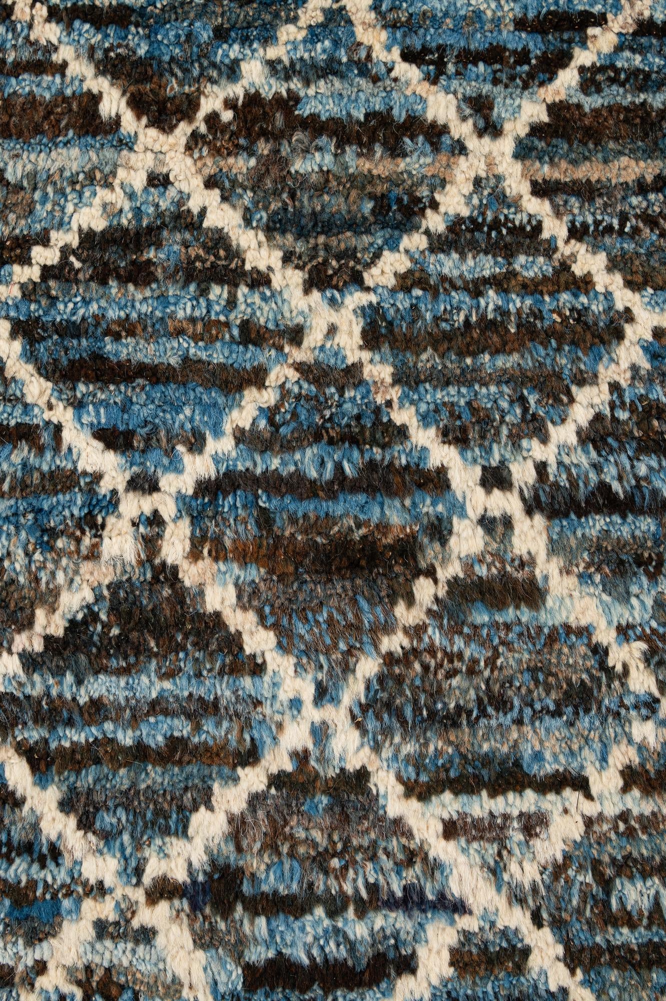 6' 6 x 9' 5 Hand Knotted Moroccan Wool Rug
