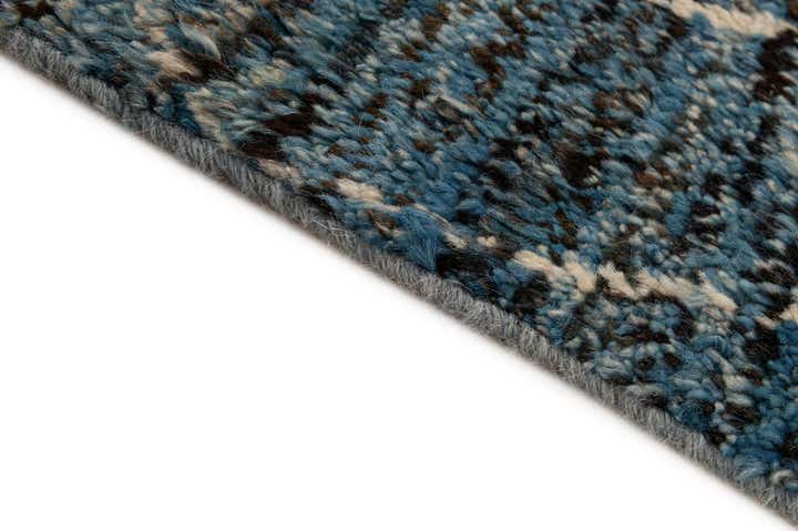 6' 6 x 9' 9 Hand Knotted Moroccan Wool Rug