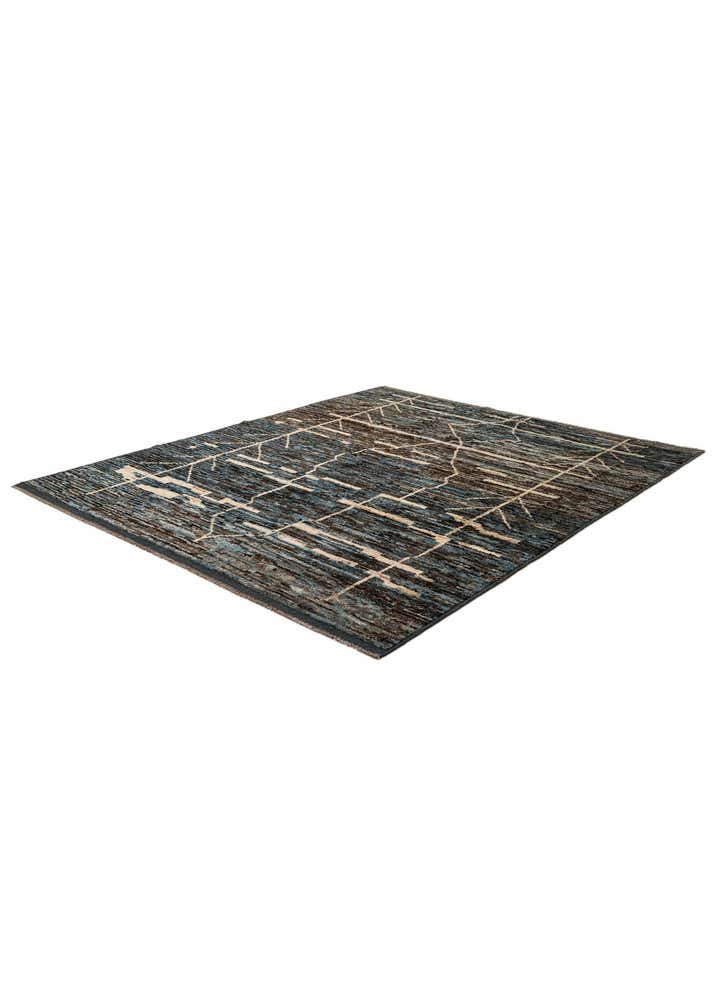 8' 5 x 10' Hand Knotted Moroccan Wool Rug