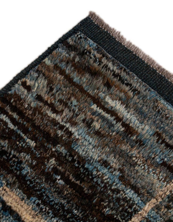 Detail image of 8' 5 x 10'  Hand Knotted Moroccan Wool Rug