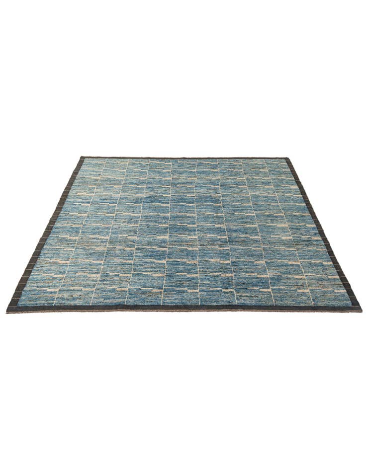 Detail image of 8' 4 x 10' Hand Knotted Moroccan Wool Rug