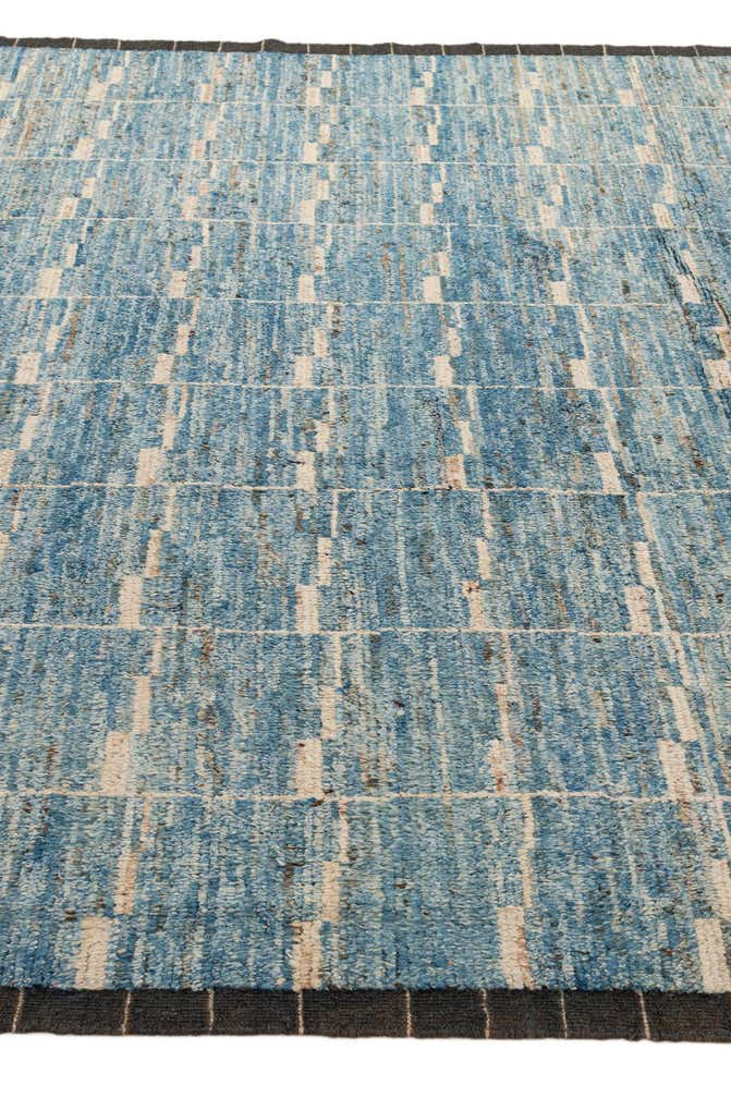 8' 4 x 10' Hand Knotted Moroccan Wool Rug