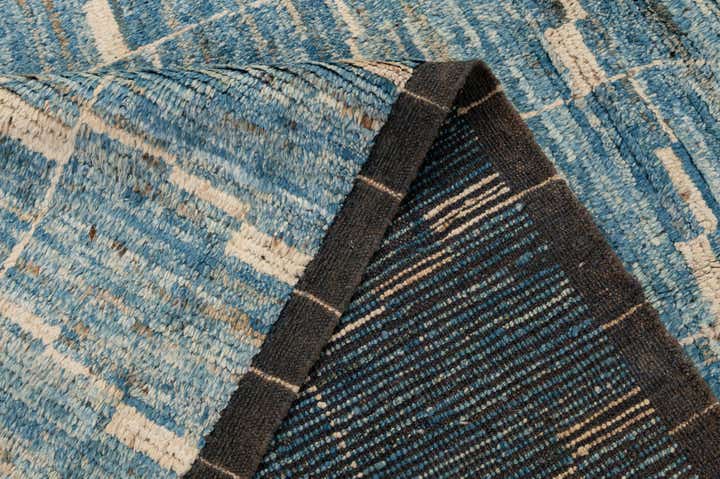 8' 4 x 10' Hand Knotted Moroccan Wool Rug