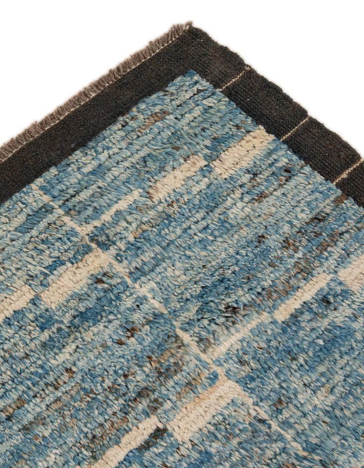 Detail image of 8' 4 x 10'  Hand Knotted Moroccan Wool Rug