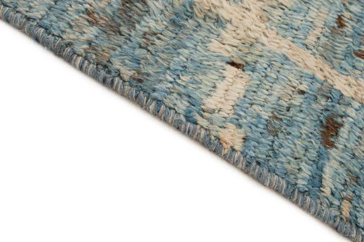 8' 1 x 9' 7 Hand Knotted Moroccan Wool Rug