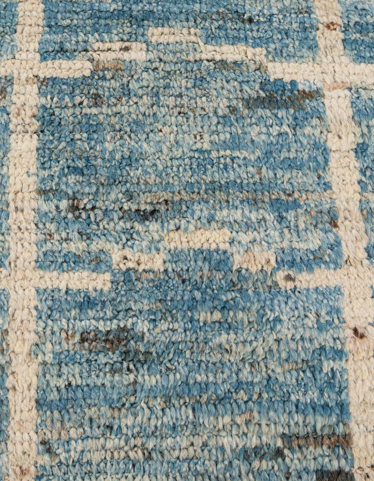 Detail image of 8' 1 x 9' 7  Hand Knotted Moroccan Wool Rug
