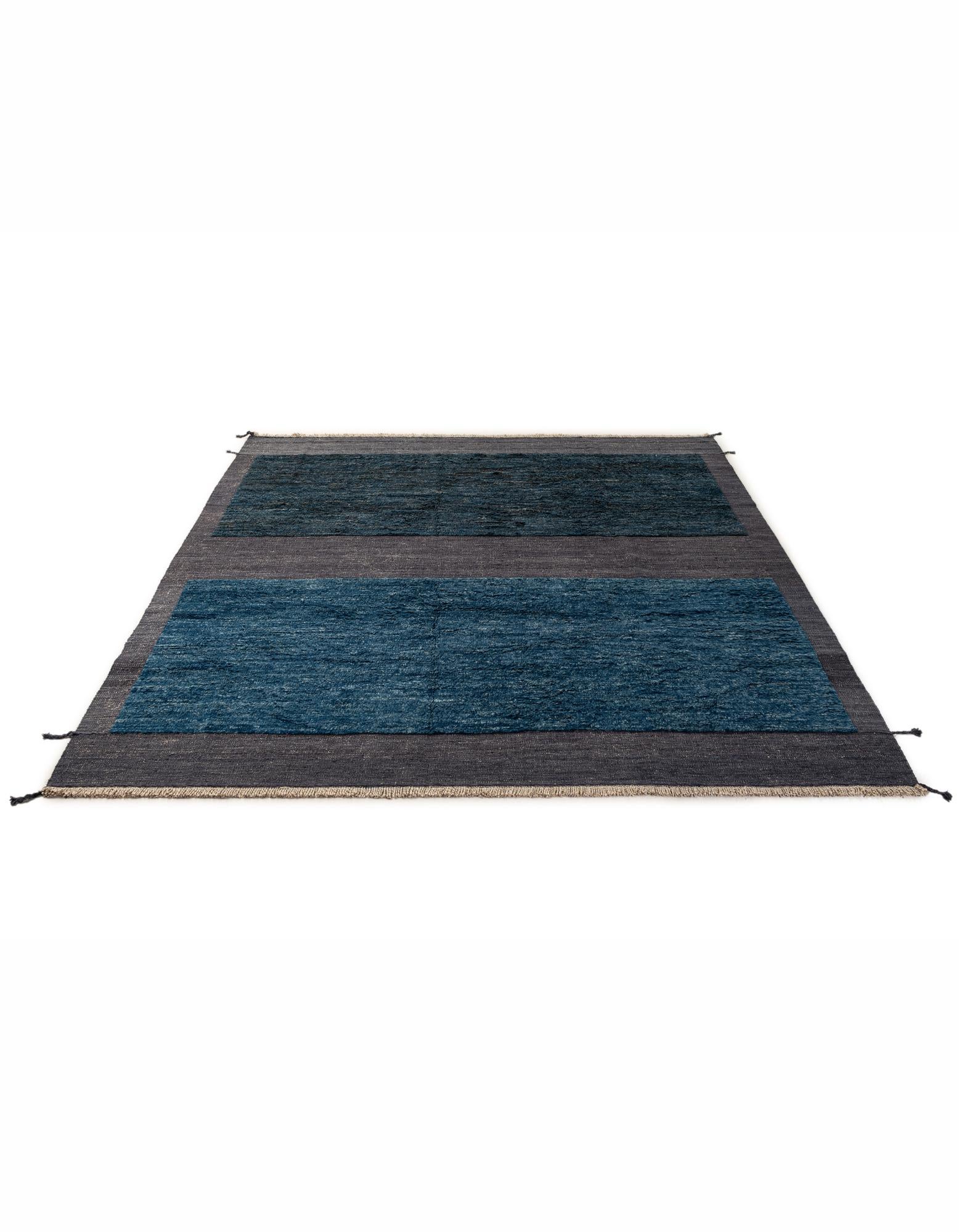 9' 4 x 11' 7 Hand Knotted Moroccan Wool Rug