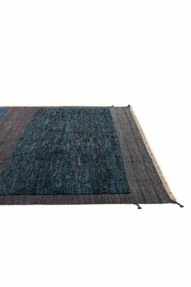 Detail image of 9' 4 x 11' 7 Hand Knotted Moroccan Wool Rug