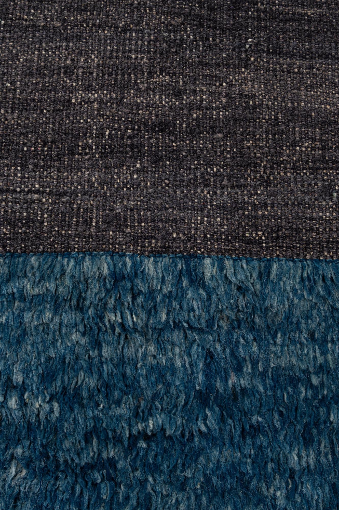 9' 4 x 11' 7 Hand Knotted Moroccan Wool Rug
