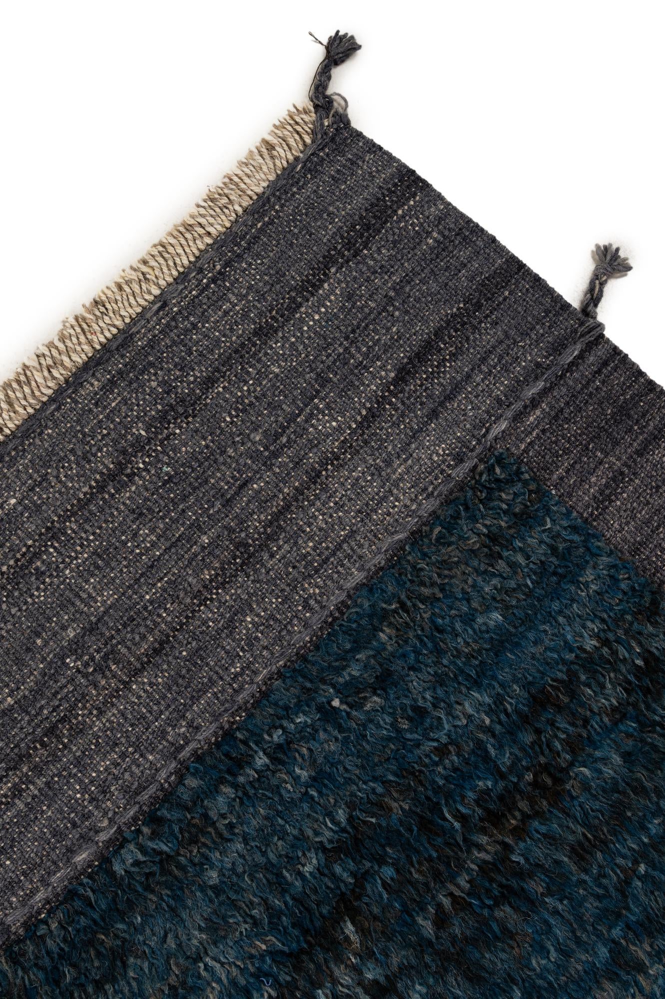 9' 4 x 11' 7 Hand Knotted Moroccan Wool Rug