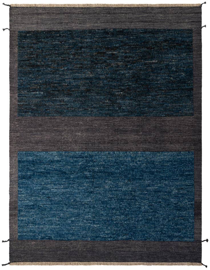 Detail image of 9' 4 x 11' 7 Hand Knotted Moroccan Wool Rug