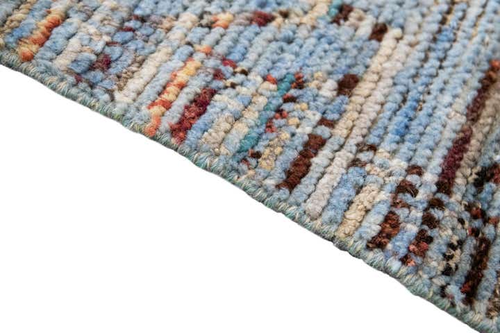 13' 2 x 15' 4 Hand Knotted Moroccan Wool Rug