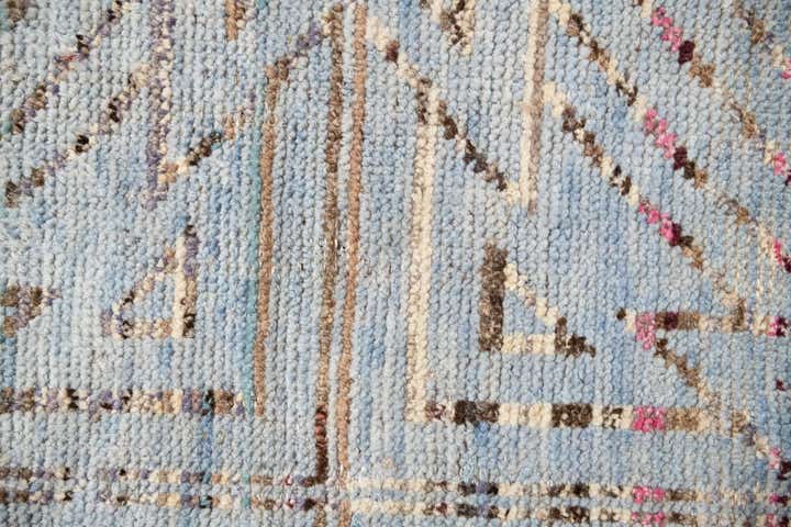 13' 2 x 15' 4 Hand Knotted Moroccan Wool Rug