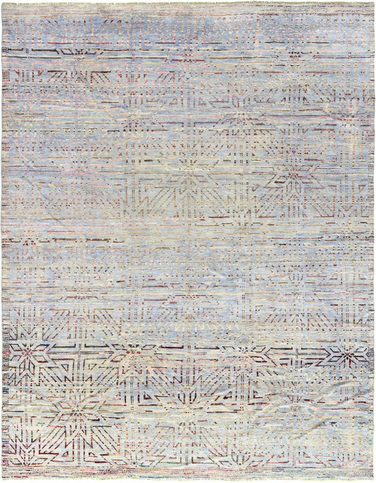 Detail image of 13' 2 x 15' 4 Hand Knotted Moroccan Wool Rug