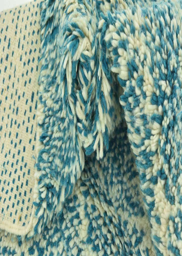 3' 3 x 5' 3 Hand Knotted Moroccan Wool Rug