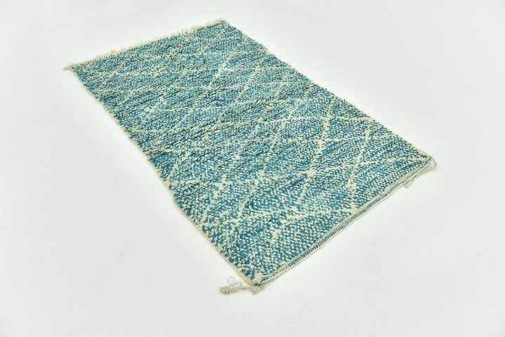 3' 3 x 5' 3 Hand Knotted Moroccan Wool Rug