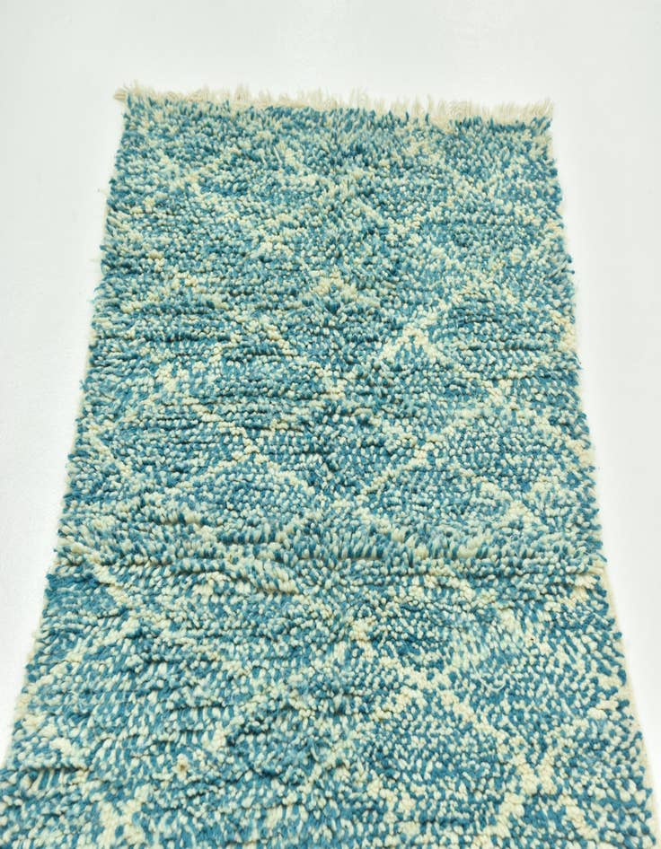 Detail image of 3' 3 x 5' 3 Hand Knotted Moroccan Wool Rug