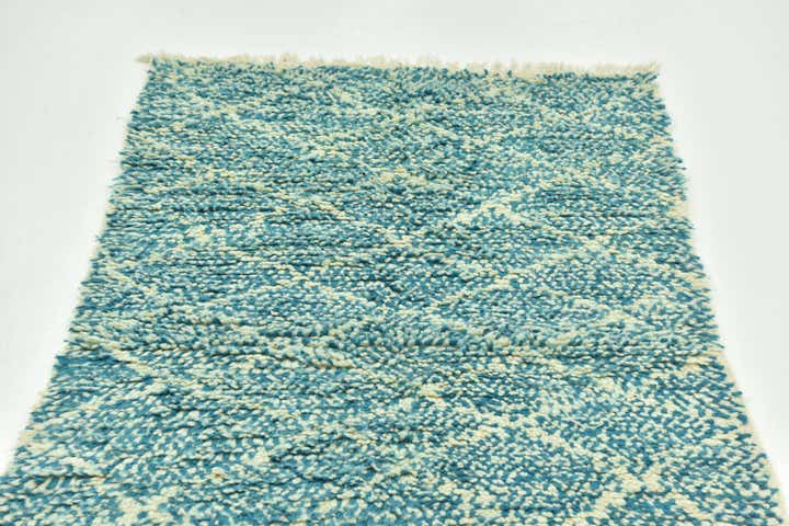 3' 3 x 5' 3 Hand Knotted Moroccan Wool Rug