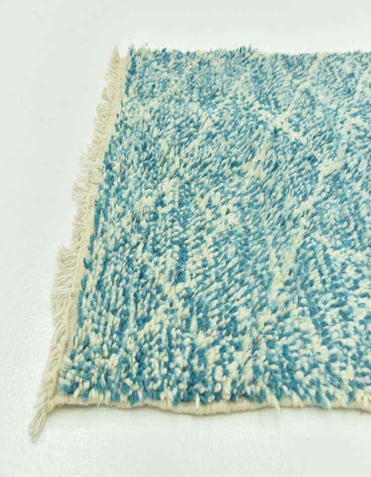 Detail image of 3' 3 x 5' 3 Hand Knotted Moroccan Wool Rug