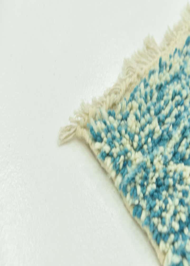 3' 3 x 5' 3 Hand Knotted Moroccan Wool Rug