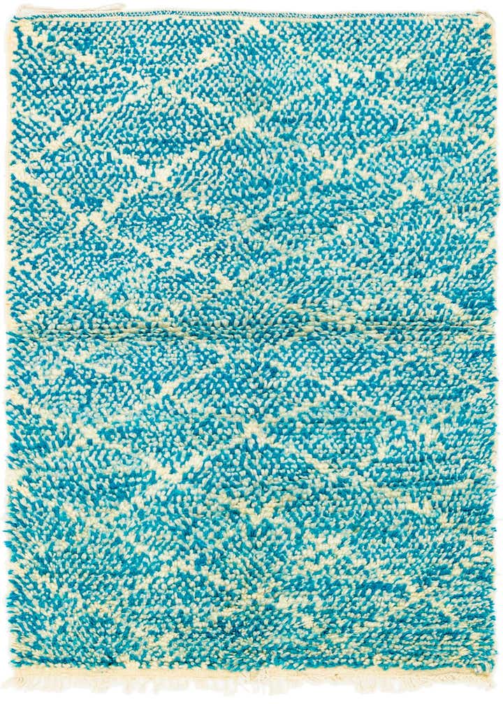 3' 3 x 5' 3 Hand Knotted Moroccan Wool Rug