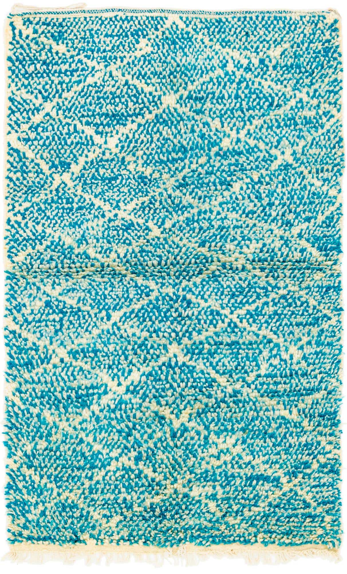 3' 3 x 5' 3 Hand Knotted Moroccan Wool Rug