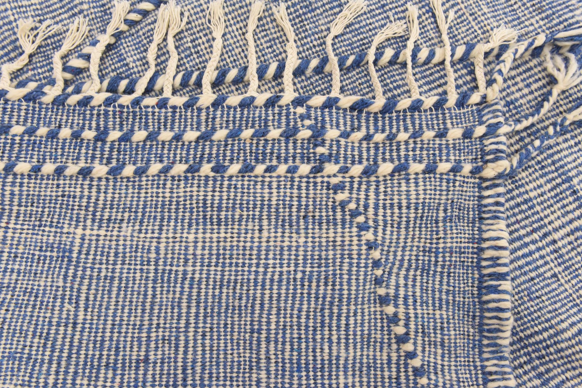 6' 4 x 10' Hand Knotted Moroccan Wool Rug