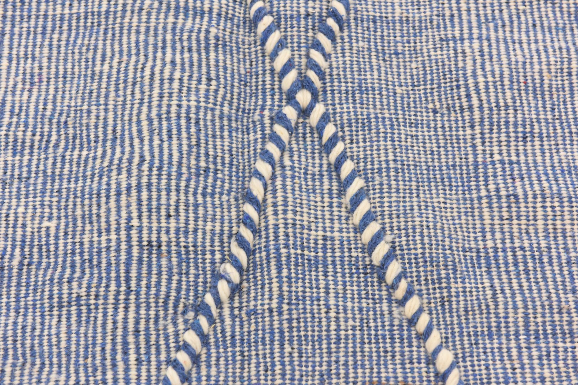 6' 4 x 10' Hand Knotted Moroccan Wool Rug