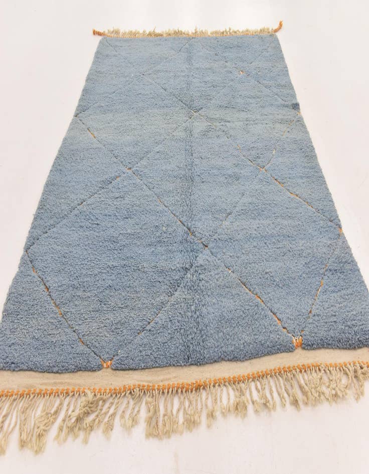 Detail image of 7' x 10' 2 Hand Knotted Moroccan Wool Rug